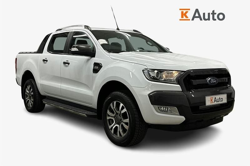Valkoinen Käytetty 2016 Ford Ranger Wildtrack Nouto | 24 780 € (Perustarjous) - Kuva 1/4