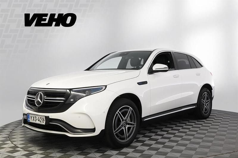 Valkoinen Käytetty 2020 Mercedes EQC400 AMG Katumaasturi | 28 900 € (Perustarjous) - Kuva 1/4