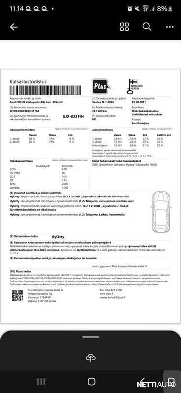 Käytetty Ford Focus Titanium 150 HP (110 kW) 2011 Viistoperä