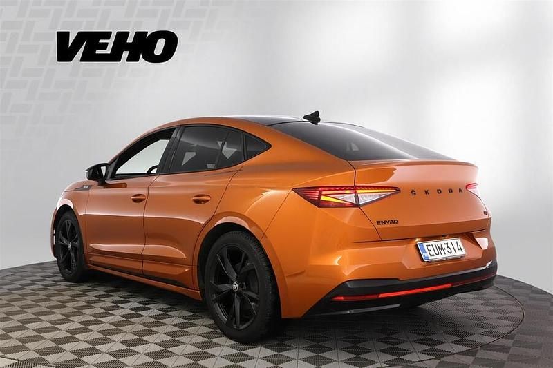 Käytetty Skoda Enyaq iV RS 219 kW (299 HP) 2023 Oranssi Katumaasturi