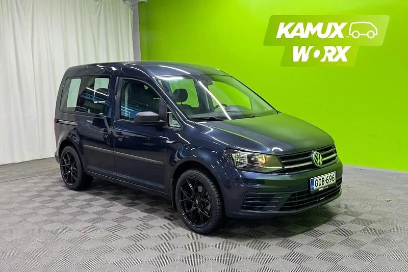 Sininen Käytetty 2020 VW Caddy Tila-auto | 24 900 € (Hieman kallis) - Kuva 1/4