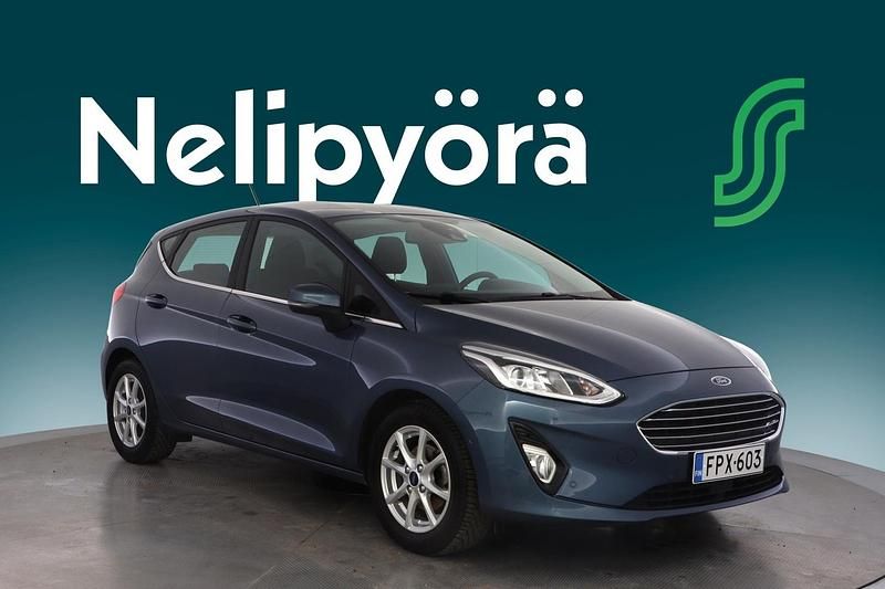 Käytetty Ford Fiesta Titanium 125 HP (91 kW) 2020 Sininen Viistoperä