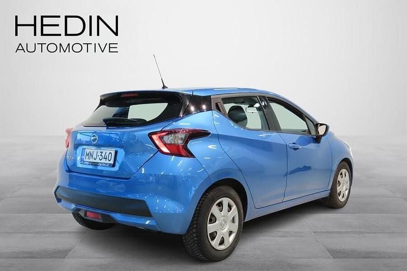 Käytetty Nissan Micra Acenta 90 HP (66 kW) 2018 Sininen Viistoperä