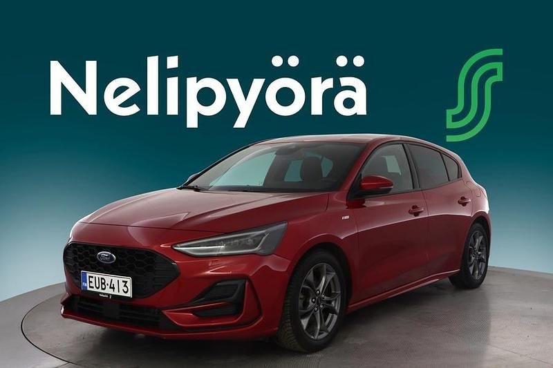 Punainen Käytetty 2022 Ford Focus S Viistoperä | 21 700 € (Perustarjous) - Kuva 1/3