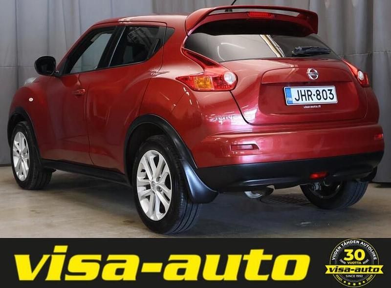 Käytetty Nissan Juke Acenta 190 HP (139 kW) 2011 Punainen Katumaasturi
