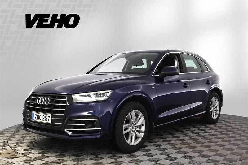 Sininen Käytetty 2020 Audi Q5 S-Line Katumaasturi | 25 990 € (Supertarjous) - Kuva 1/4