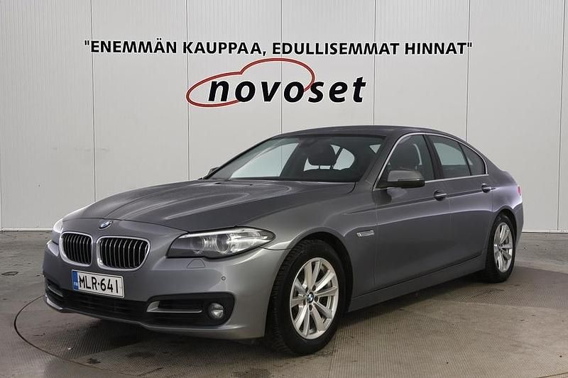 Harmaa Käytetty 2014 BMW 520 Sedan | 14 970 € (Hieman kallis) - Kuva 1/4