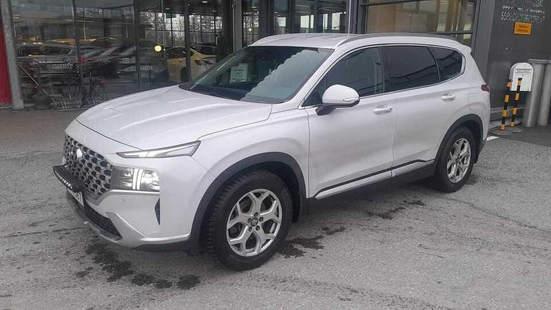 Valkoinen Käytetty 2022 Hyundai Santa Fe Premium Katumaasturi | 35 980 € (Perustarjous) - Kuva 1/3