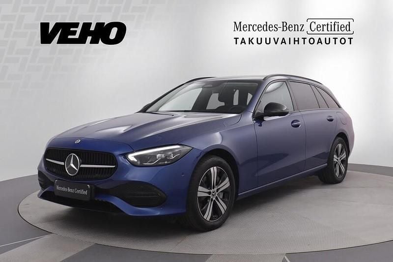 Vihreä Käytetty 2024 Mercedes C300e Advanced Plus Farmari | 44 900 € (Perustarjous) - Kuva 1/4