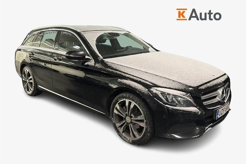 Käytetty Mercedes C200 Business 136 HP (100 kW) 2016 Musta Farmari