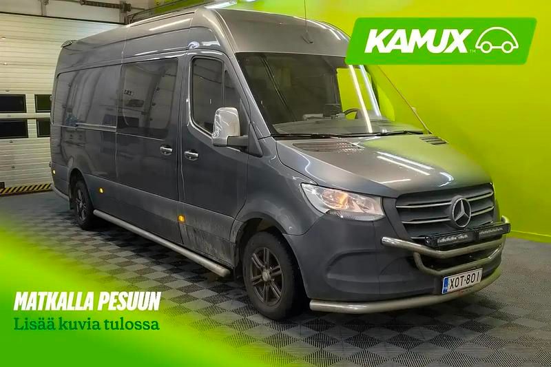 Käytetty Mercedes Sprinter 163 HP (119 kW) 2019 Hopea / harmaa Van