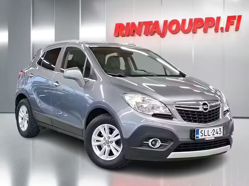 Harmaa Käytetty 2014 Opel Mokka Cosmo Katumaasturi | 13 480 € (Hieman kallis) - Kuva 1/3