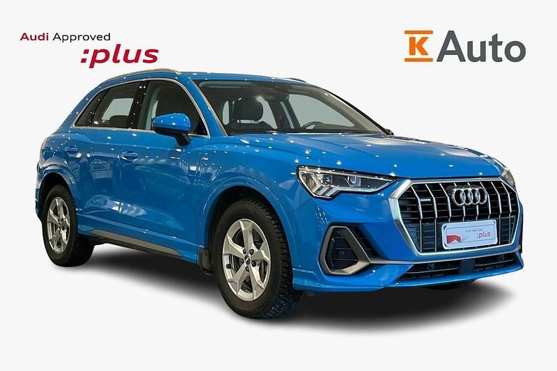 Käytetty Audi Q3 Business 190 HP (139 kW) 2019 Sininen Katumaasturi