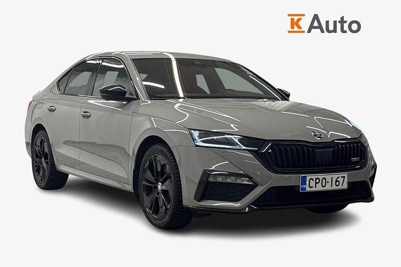 Harmaa Käytetty 2021 Skoda Octavia RS Sedan | 27 490 € (Kallis) - Kuva 1/3