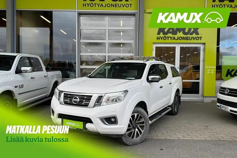 Valkoinen Käytetty 2019 Nissan Navara Tekna Nouto | 25 900 € (Hyvä tarjous) - Kuva 1/4