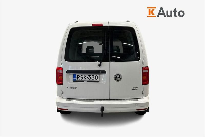 Käytetty VW Caddy 102 HP (75 kW) 2016 Valkoinen Tila-auto