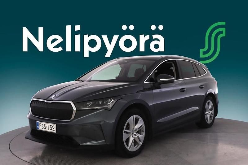 Harmaa Käytetty 2021 Skoda Enyaq iV Katumaasturi | 35 990 € (Hieman kallis) - Kuva 1/3