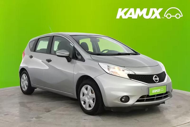 Hopea / harmaa Käytetty 2016 Nissan Note Visia Tila-auto | 3 870 € (Supertarjous) - Kuva 1/4