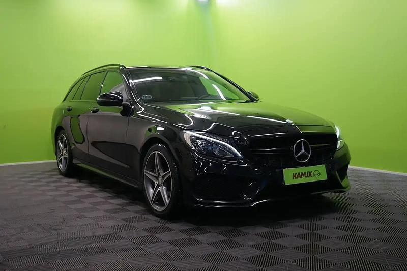 Käytetty Mercedes C220 Style 163 HP (119 kW) 2015 Musta Farmari