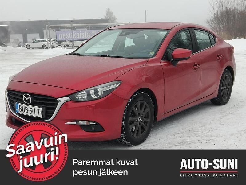 Käytetty Mazda 3 Touring 120 HP (88 kW) 2017 Punainen Sedan