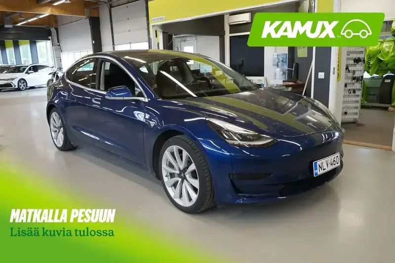 Sininen Käytetty 2020 Tesla Model 3 Standard Range Plus Sedan | 21 590 € (Hyvä tarjous) - Kuva 1/4