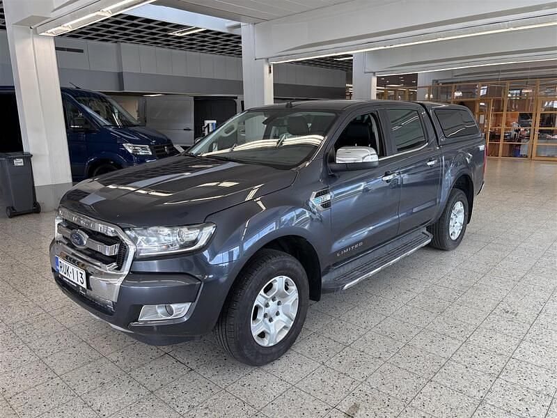 Harmaa Käytetty 2016 Ford Ranger Wildtrack Nouto | 21 900 € (Perustarjous) - Kuva 1/4