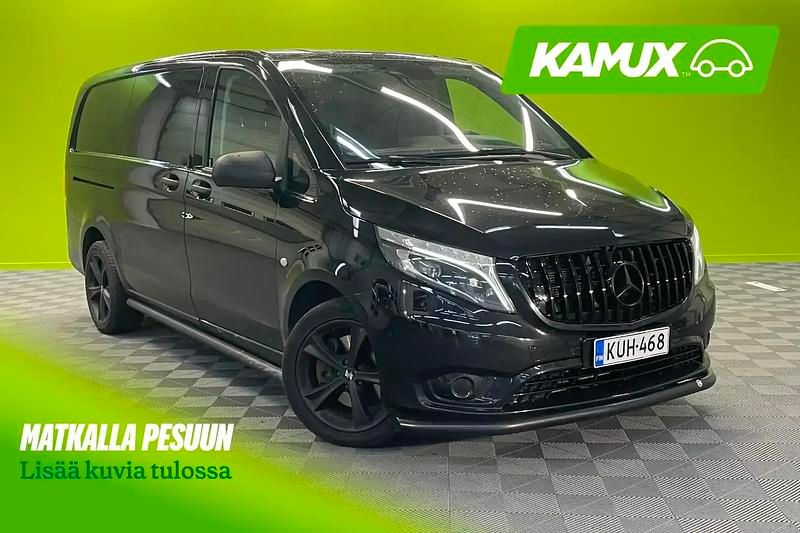 Musta Käytetty 2016 Mercedes Vito Tila-auto | 24 900 € (Kallis) - Kuva 1/4