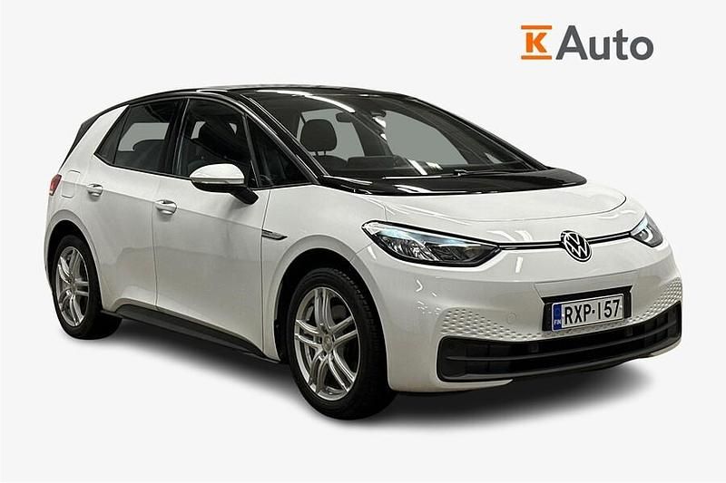 Valkoinen Käytetty 2022 VW ID.3 Pro Performance Viistoperä | 21 900 € (Perustarjous) - Kuva 1/3