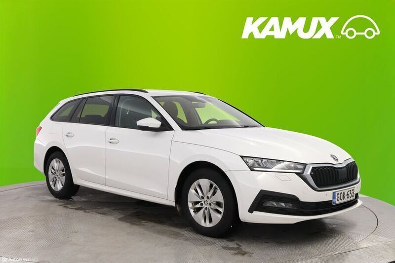 Valkoinen Käytetty 2020 Skoda Octavia Ambition Farmari | 17 890 € (Supertarjous) - Kuva 1/3
