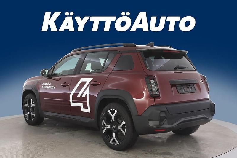 Uusi Renault 4 E-Tech Komfort 110 kW (150 HP) 2025 Carmin punainen met Katumaasturi