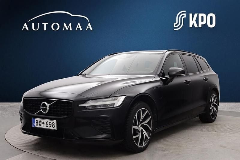 Musta Käytetty 2019 Volvo V60 R-Design Farmari | 28 900 € (Perustarjous) - Kuva 1/3
