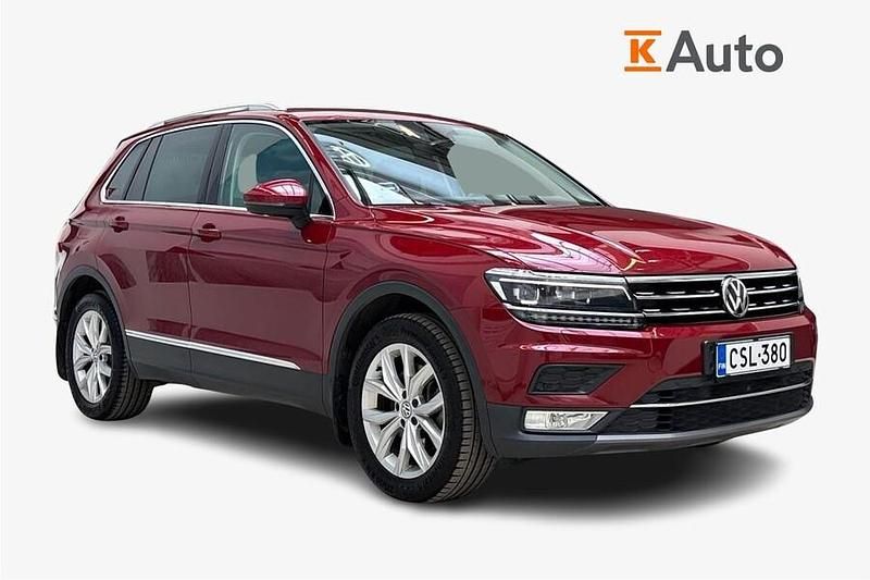 Käytetty VW Tiguan Highline 239 HP (175 kW) 2017 Punainen Katumaasturi