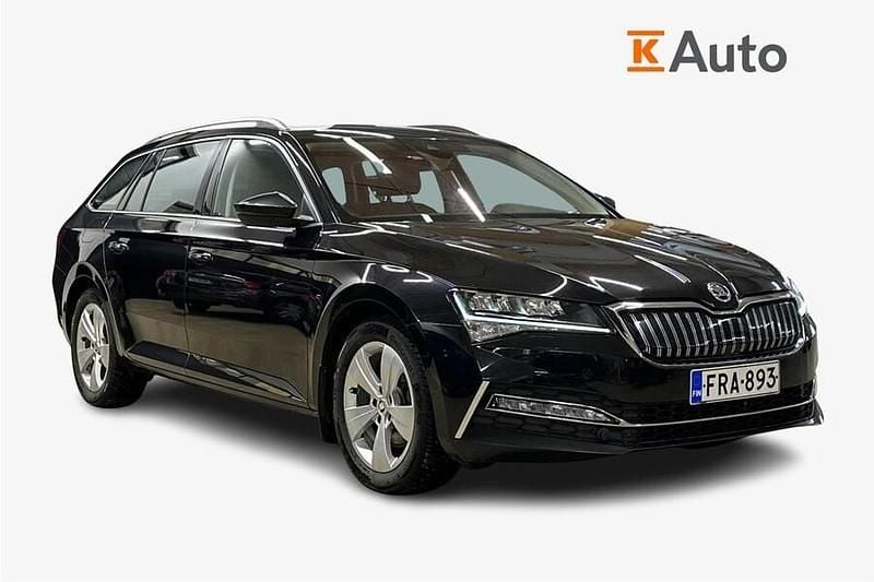 Käytetty Skoda Superb Ambition 156 HP (114 kW) 2021 Musta Farmari