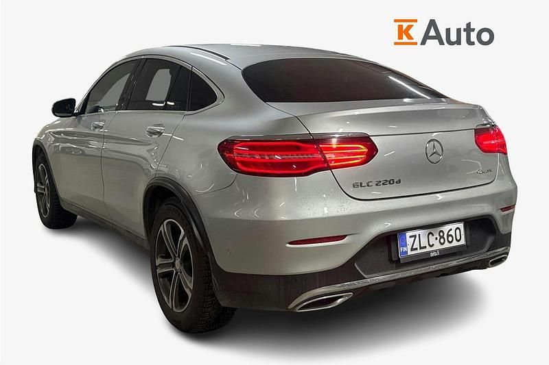 Käytetty Mercedes GLC220 Business 170 HP (125 kW) 2017 Harmaa Coupe - kaksiovinen