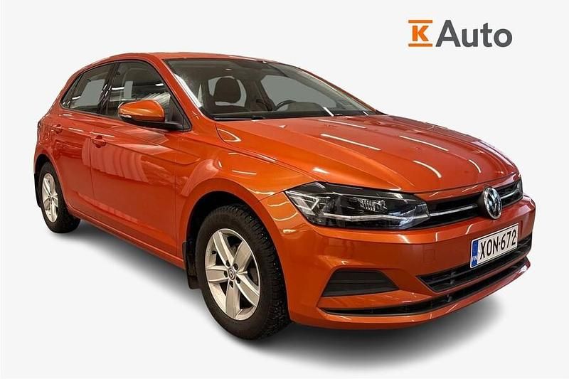 Käytetty VW Polo Comfortline 95 HP (69 kW) 2018 Met. vihreä Viistoperä