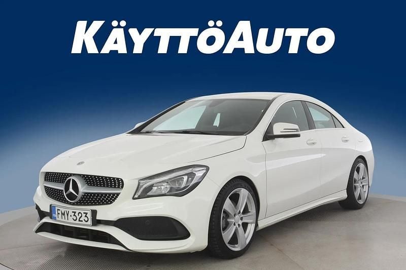 Valkoinen Käytetty 2018 Mercedes CLA180 Business Sedan | 20 490 € (Perustarjous) - Kuva 1/4