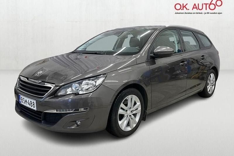 Käytetty Peugeot 308 SW Active 131 HP (96 kW) 2015 Harmaa Farmari