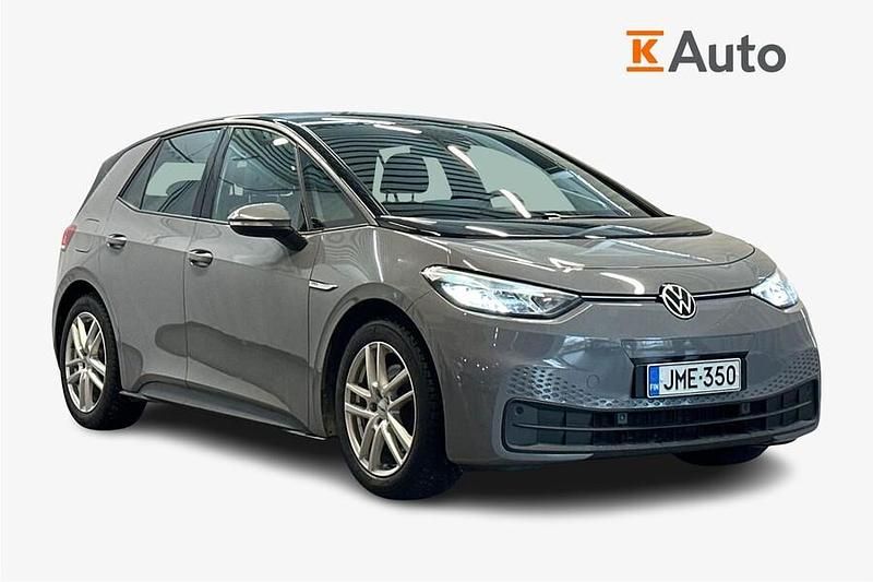 Käytetty VW ID.3 Pro 107 kW (146 HP) 2021 Harmaa Viistoperä