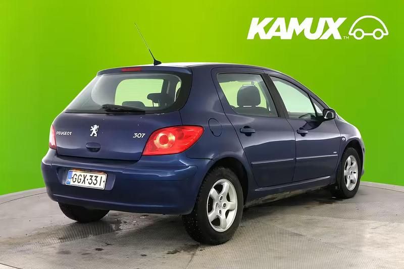Käytetty Peugeot 307 109 HP (80 kW) 2006 Sininen Sedan