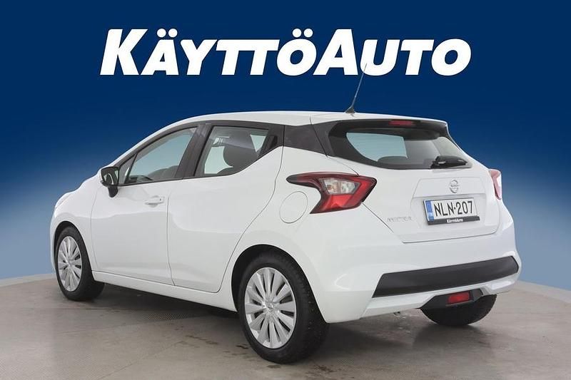 Käytetty Nissan Micra Acenta 90 HP (66 kW) 2019 Valkoinen Viistoperä