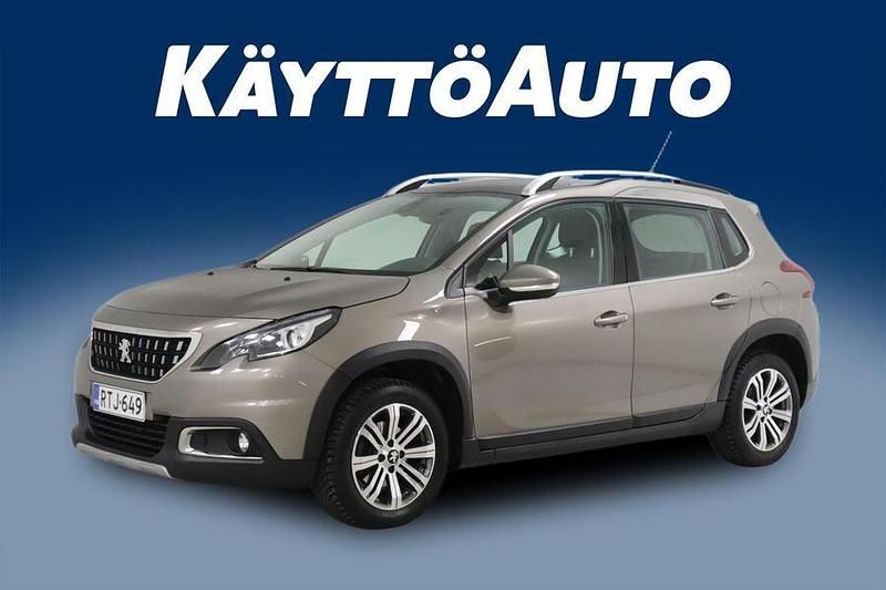 Käytetty Peugeot 2008 Allure 110 HP (80 kW) 2018 Harmaa Katumaasturi