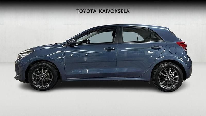 Käytetty Kia Rio LX 83 HP (61 kW) 2018 Sininen Viistoperä