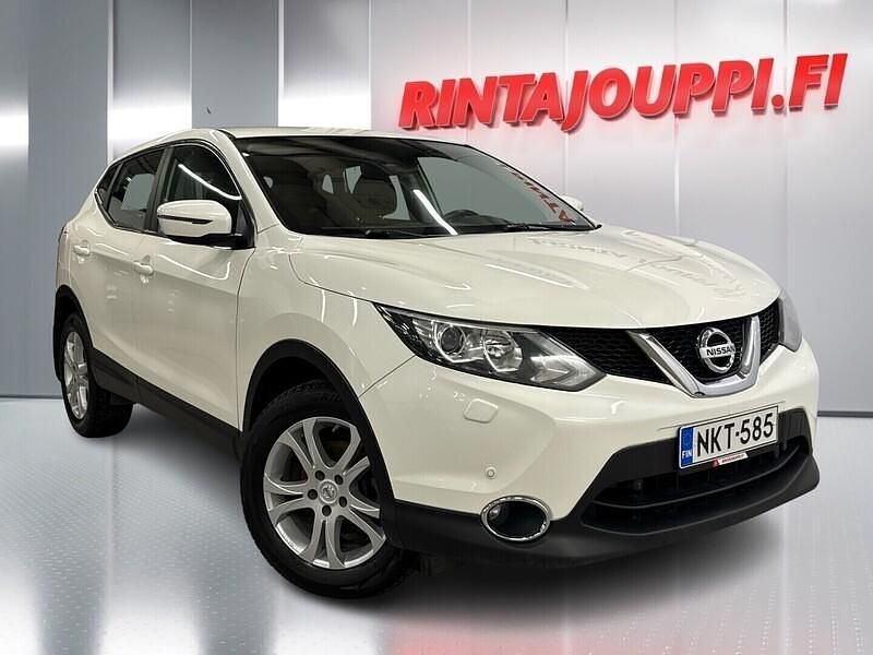 Käytetty Nissan Qashqai Acenta 110 HP (80 kW) 2017 Valkoinen Katumaasturi