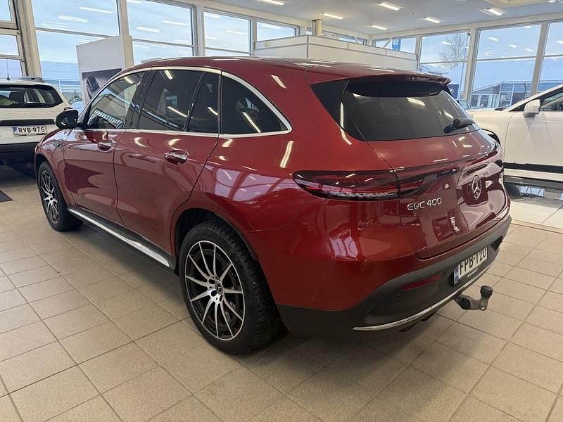 Käytetty Mercedes EQC400 AMG 300 kW (408 HP) 2020 Punainen Katumaasturi