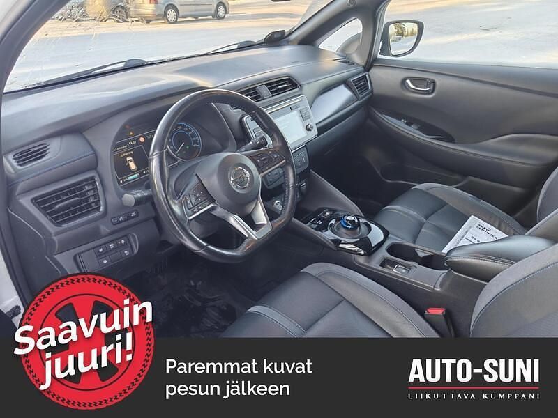 Käytetty Nissan Leaf 360º 110 kW (150 HP) 2018 Valkoinen Viistoperä