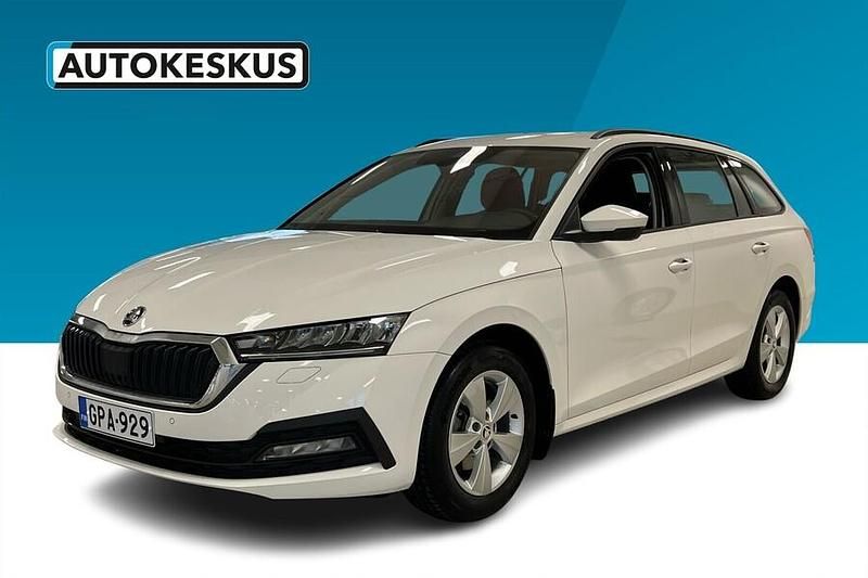 Valkoinen Käytetty 2022 Skoda Octavia G-TEC Ambition Farmari | 19 900 € (Hyvä tarjous) - Kuva 1/3
