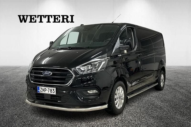 Musta Käytetty 2021 Ford Transit Custom Limited Van | 29 990 € (Hieman kallis) - Kuva 1/4