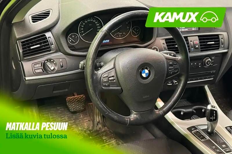 Käytetty BMW X3 184 HP (135 kW) 2013 Musta Katumaasturi