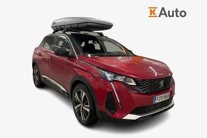 Punainen Käytetty 2021 Peugeot 3008 GT Katumaasturi | 17 900 € (Perustarjous) - Kuva 1/3