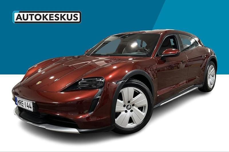 Punainen Käytetty 2023 Porsche Taycan Cross Turismo Farmari | 68 390 € - Kuva 1/3